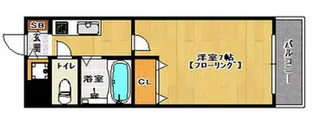 エストヴィラ東福岡【6階】の間取り