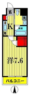 コンフォリア錦糸町DEUX【8階】の間取り