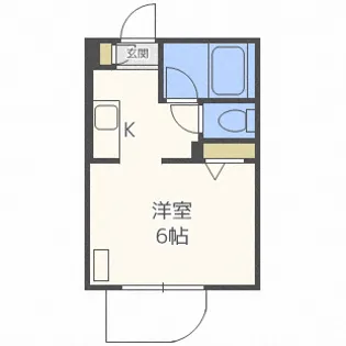 ヒューマンプラザ北大前【4階】の間取り