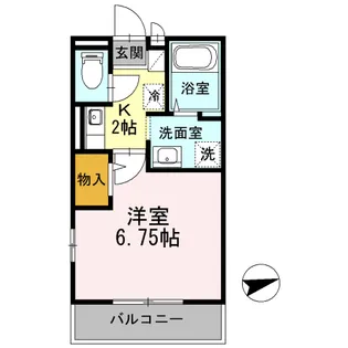フローラハイム【2階】の間取り