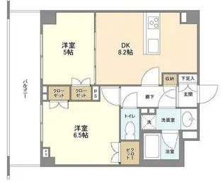 グランデールG.H.【3階】の間取り