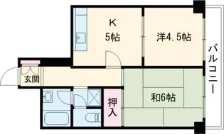 コート新大宮【7階】の間取り