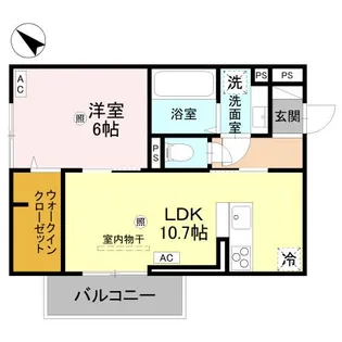 D-Regalo下馬N【3階】の間取り