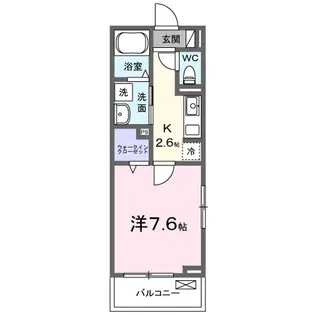 グレイス笠作【1階】の間取り