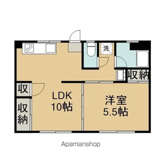 やげん和木テラス【2階】の間取り