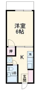 サンハイツ榊原【1階】の間取り