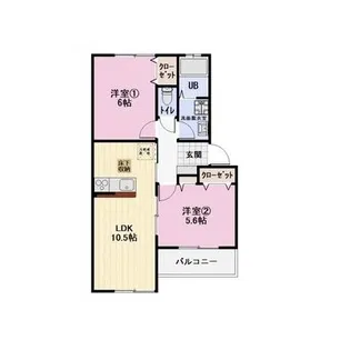 アスカ A【1階】の間取り