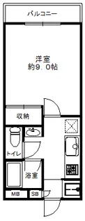 サンフォレストII【2階】の間取り