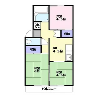 ローズハウス【1階】の間取り