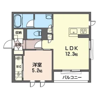 メゾン ド ノワ【4階】の間取り