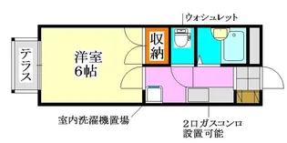 パストラルハウスD棟【1階】の間取り