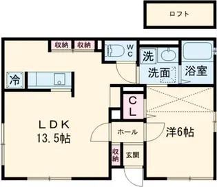 Lirios【1階】の間取り