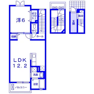 エトワール【3階】の間取り