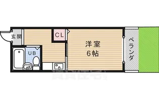 ヴィラ楠木【1階】の間取り