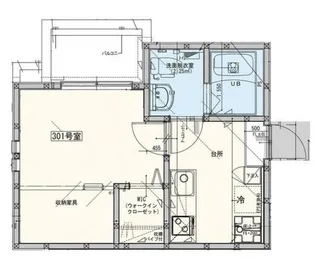 ケイアイ レジデンス 北野【3階】の間取り