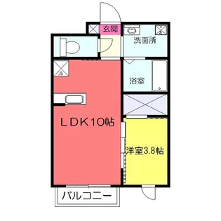 グランディール【1階】の間取り
