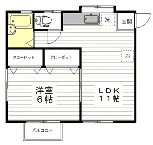シャンポールE・K【2階】の間取り
