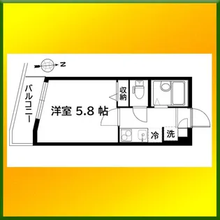 ロイヤルマンション柳沢【1階】の間取り