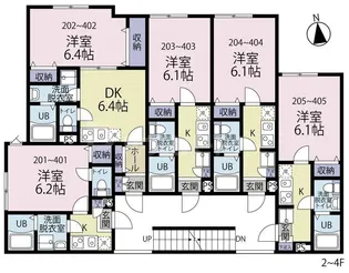アプローズ【1階】の間取り