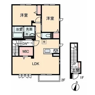 レトア末広C【2階】の間取り