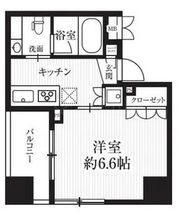 HF千駄木レジデンス【3階】の間取り