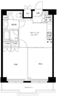 ルーブル森下弐番館【9階】の間取り