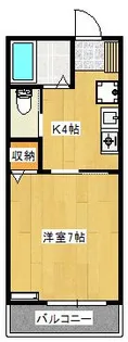カーサエスペランサ【1階】の間取り