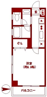 エクセルハウス【3階】の間取り