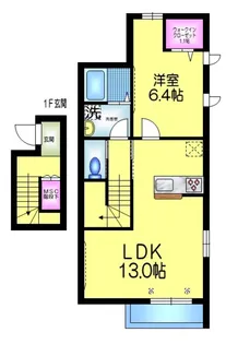 トーヨーメゾン中央 B【2階】の間取り