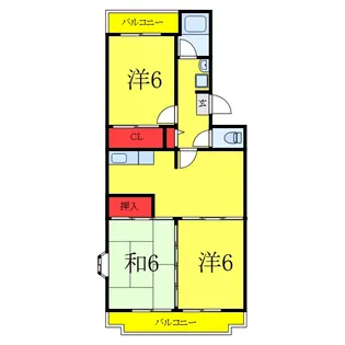 ファミールメゾン【1階】の間取り