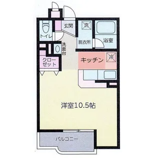 オークハイツ・鶴間【3階】の間取り