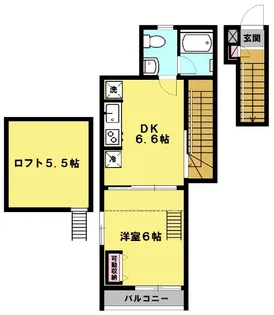グラッドメゾン FUJI【2階】の間取り