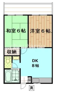 オダカハイム【1階】の間取り