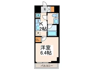 クレストタップ新横浜【9階】の間取り