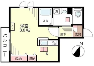 ARTIS【1階】の間取り