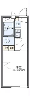レオパレスワールド中和倉【2階】の間取り