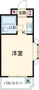 ユースフル中野坂上【5階】の間取り