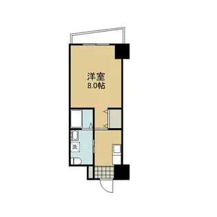 PARK HILLS都島Noble【4階】の間取り