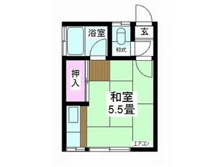 浅見荘【2階】の間取り