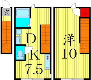 リバーパレスAK【2階】の間取り