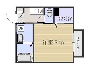 La・グランメール・ニ中【1階】の間取り