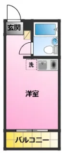 オリエンタル新丸子III【3階】の間取り