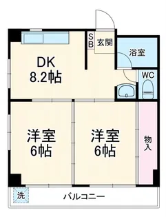 TAKAJO SHIN【6階】の間取り
