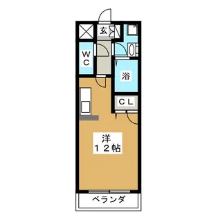 モアルヤタ藤【1階】の間取り