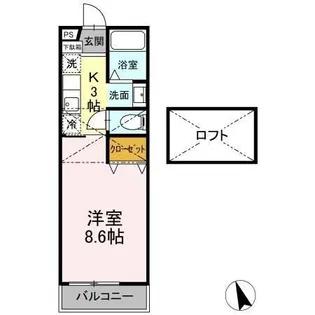 ウイング【1階】の間取り