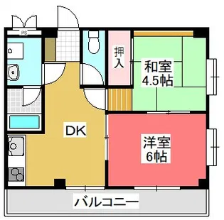 サンセット’90【2階】の間取り