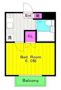 サンシティ稲田堤第六【2階】の間取り