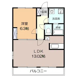 ルミエールヴィラージュ【3階】の間取り