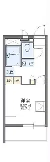 レオパレス雅楽 蔵【2階】の間取り