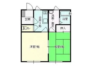 カリーナM【2階】の間取り